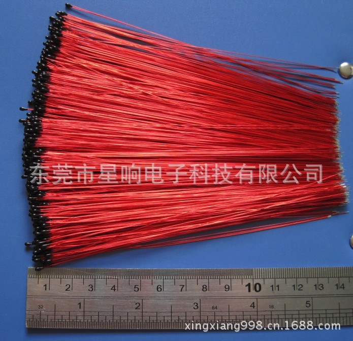 NTC热敏电阻，MF51红色线NTC温度传感器，200K 4200
