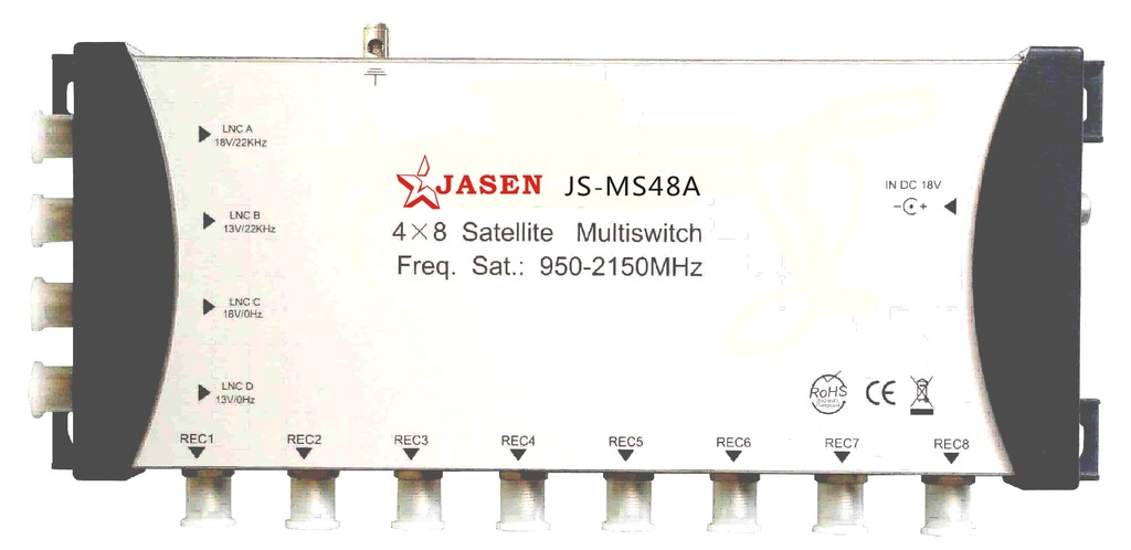 4*8 Satellite Multiswitch电视信号多路开关四进八出JS-MS48A