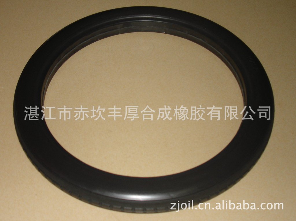 自行车三轮车手推车免充气轮胎实心弹力轮胎20X1.75