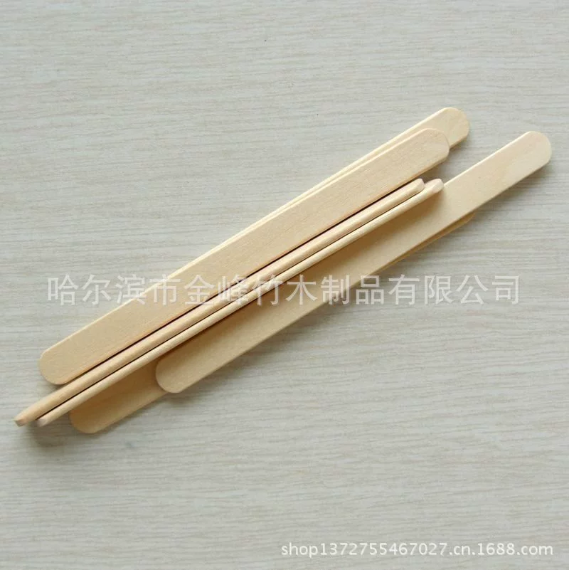 Оптовая продажа от производителя, различные характеристики, деревянные прямые края, палочки для мороженого, которые можно использовать для изготовления отпечатанных и горячих надписей.