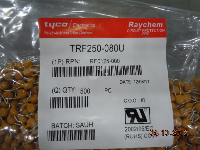 TRF250-080U 保险丝贴片