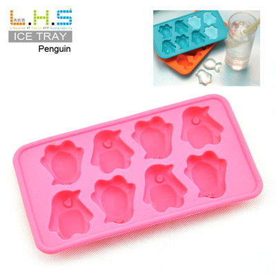 Luo Hasi penguin shape Ice block mould originality Ice Cube Ice mould OPP
