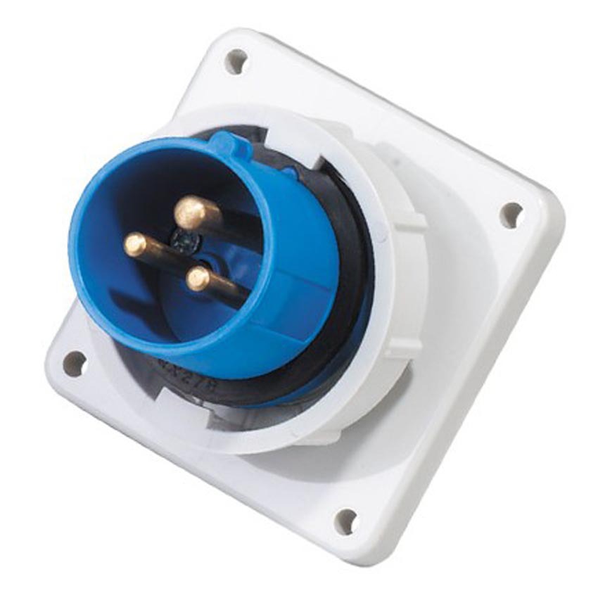 直销SP-812工业插头 3P16A 插座箱暗装插头 ip44