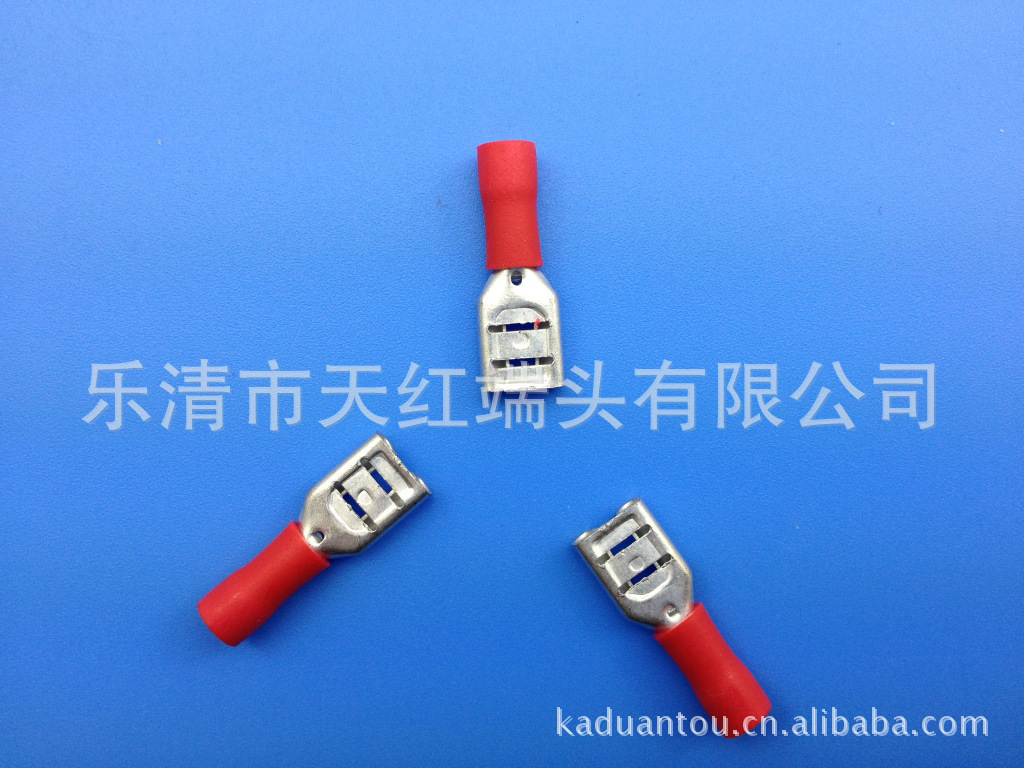 供应母预绝缘端头插簧，冷压接线端子