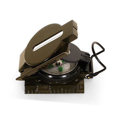 outdoors Mountaineering Camp Compass Corps level Directional Compass Metal lens Geology Compass Scale equipment