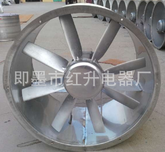 青岛食品厂烘干通风换气降温用304不锈钢低噪音耐高温防潮轴流风