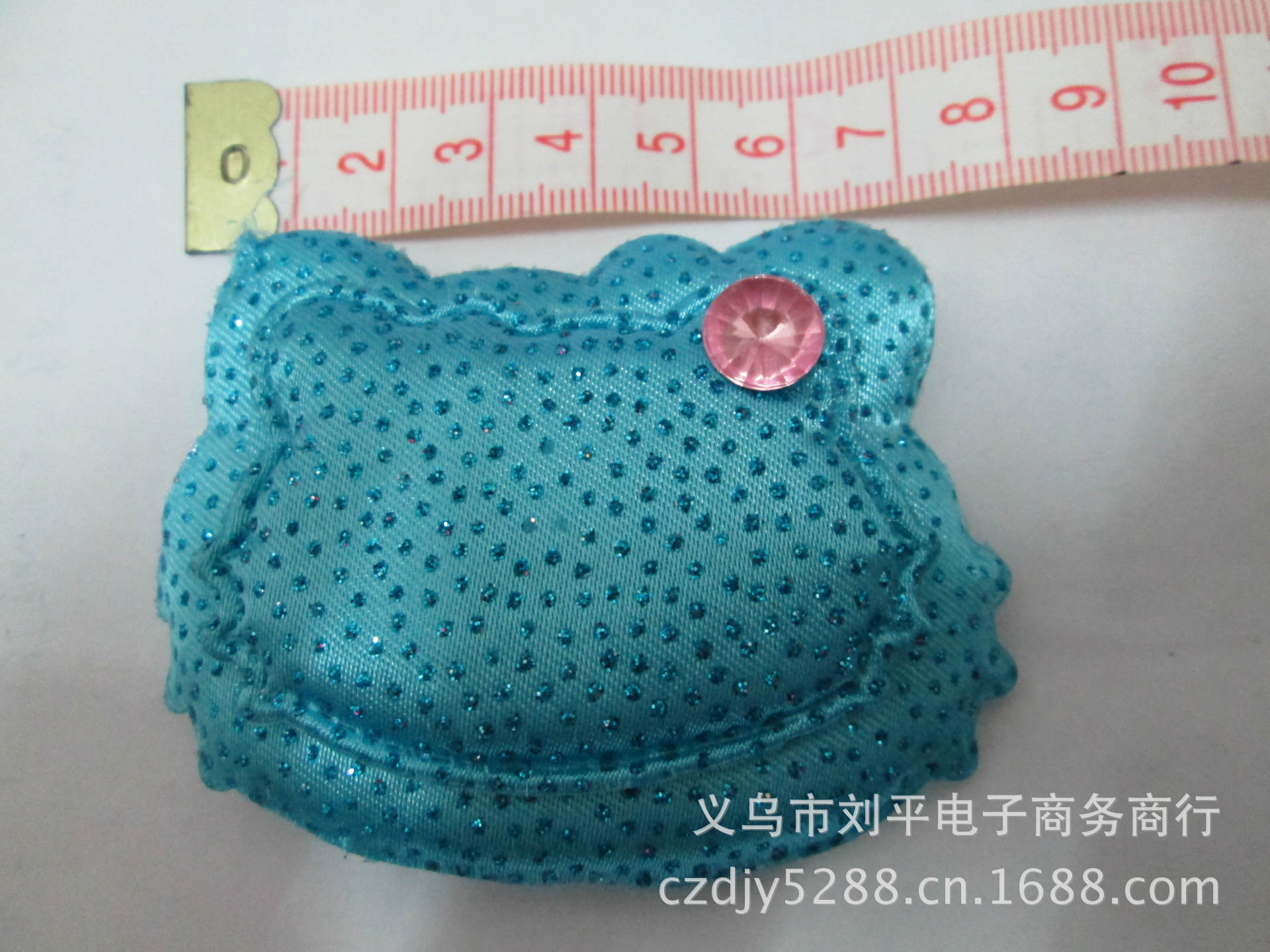 厂家供应超声波压花 头饰配件 豹纹手工花