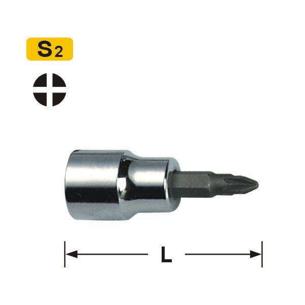 供应鹰之印铬钒钢6.3mm 10mm系列十字旋具套筒