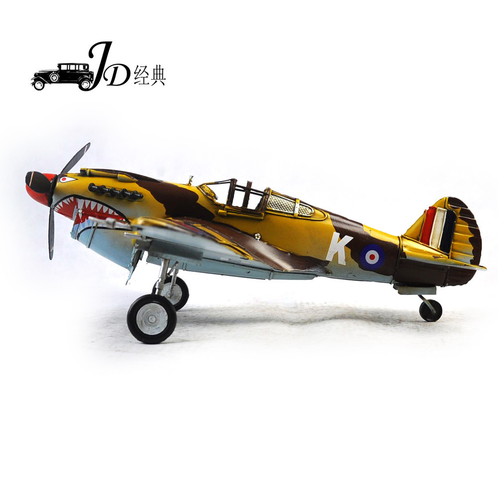 JLP472手工铁艺复古飞机