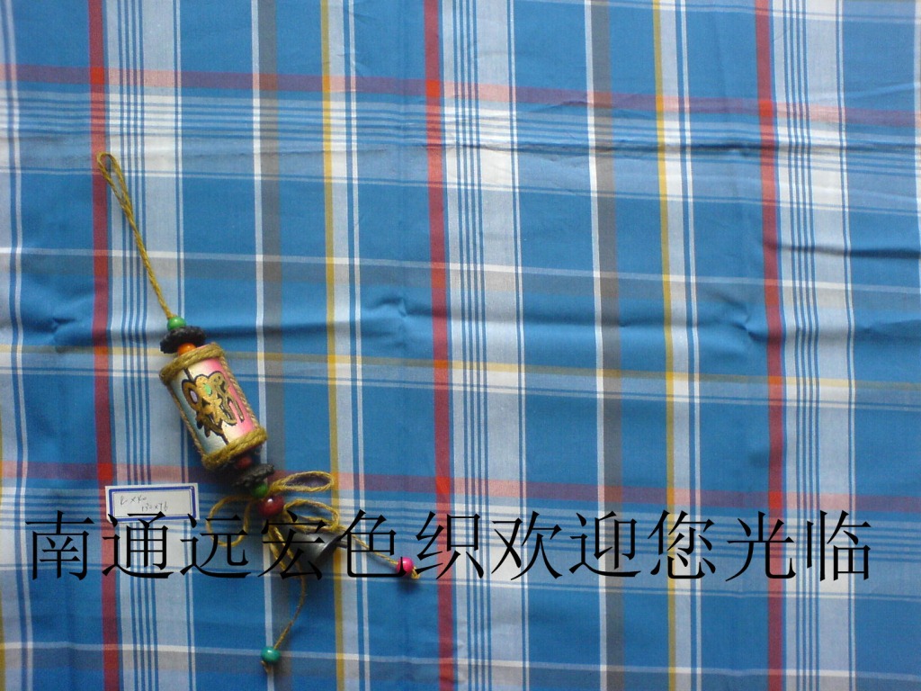 厂家推荐 色织格子面料 色织朝阳格面料 色织面料现货