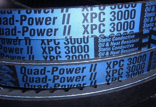 XPC3000美国盖茨带齿三角带,GATES空压机皮带,工业皮带