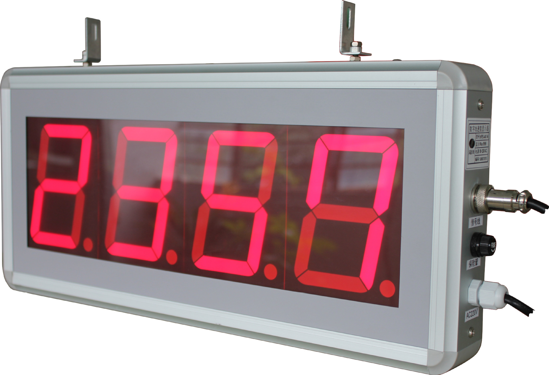 单面4位4英寸大数码管 流水线生产线生产数量计数显示屏 显示器