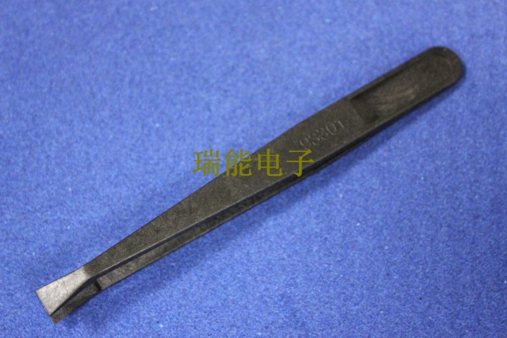 供应防静电塑料导电纤维头镊子93301