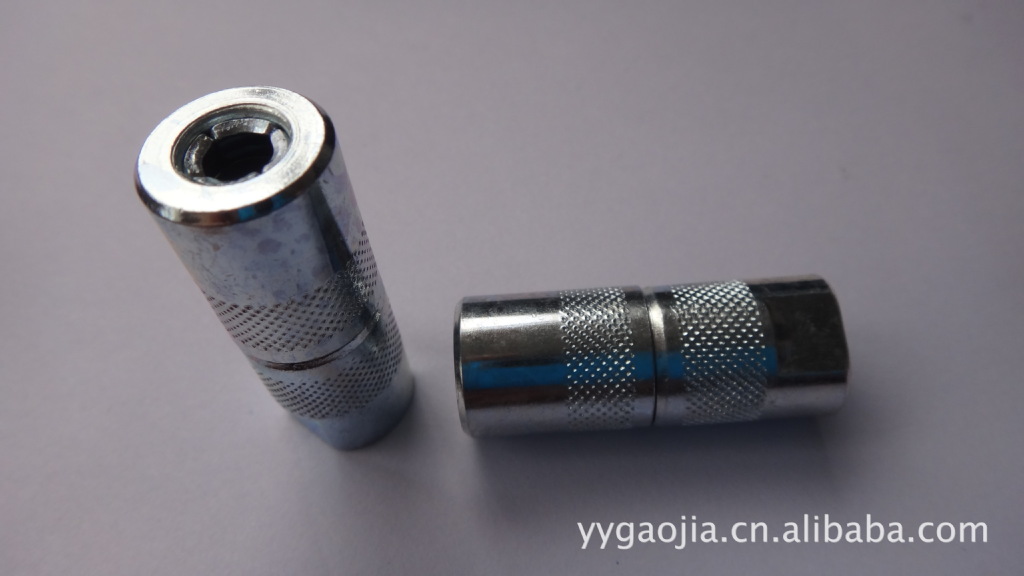 黄油枪嘴 德式白锌平嘴 1/8NPT螺纹 GJ-014