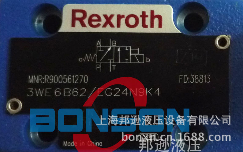 REXROTH力士乐 3WE6B62/EG24N9K4