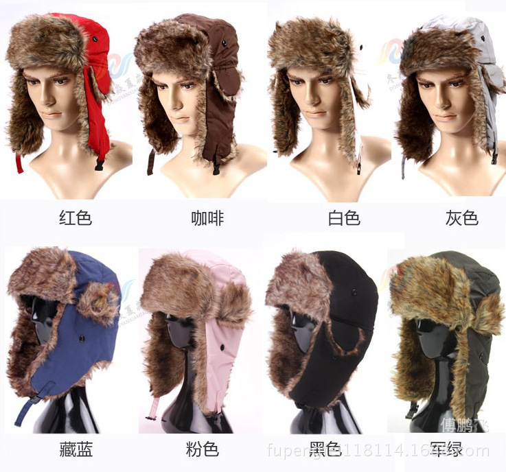 Large supply of waterproof cloth cap lei feng outdoor ski cap snow ear muff hat winter hats