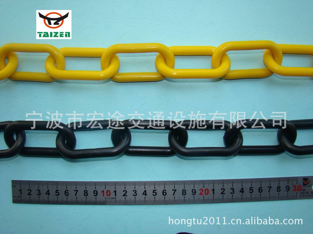 10MM塑料链条、安全链、护栏链、防护链、警示链