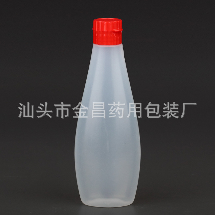 批发酱类包装瓶子 高阻隔瓶掀旋盖多层瓶 食品级沙拉酱挤酱瓶G150