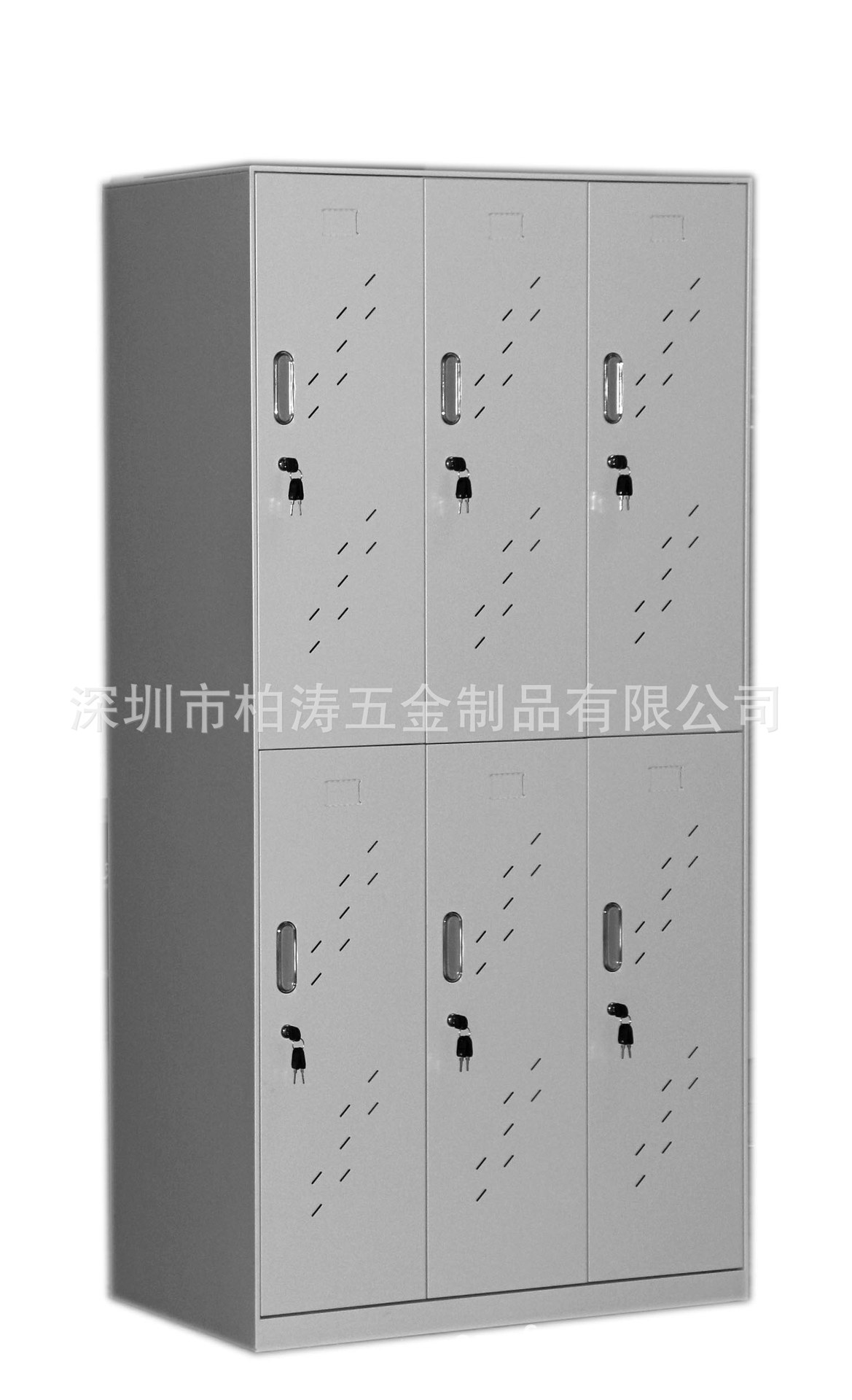 水晶拉手六門灰色