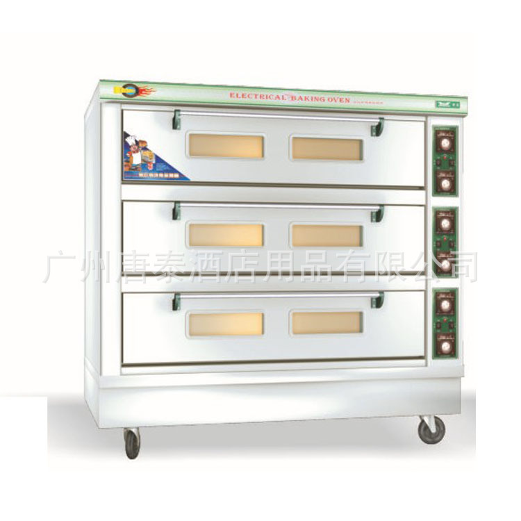 供应食品烘焙设备控温式烤箱DFL-39三层九盘烤箱