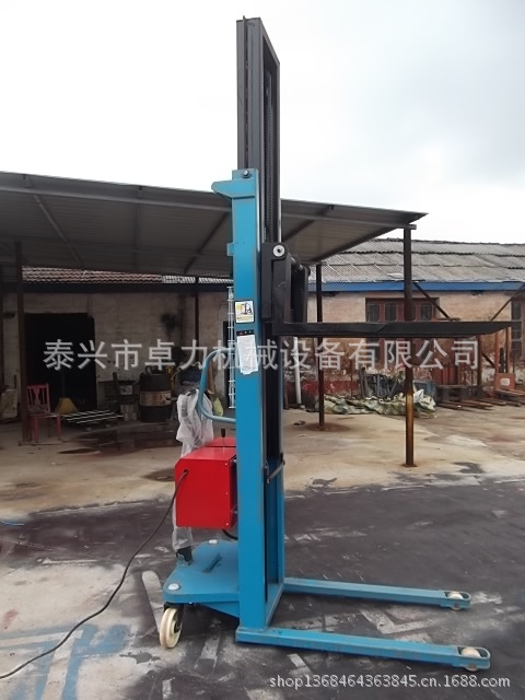 特价-简易式半电动堆高车/交流电半自动堆高机（C型钢）