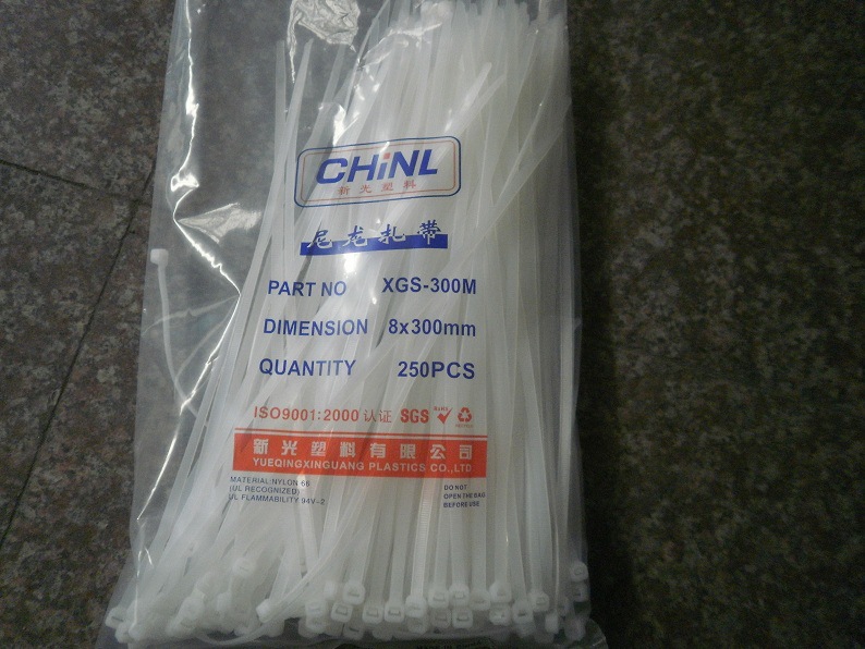 新光供应非标尼龙扎带 内销包装 5*300