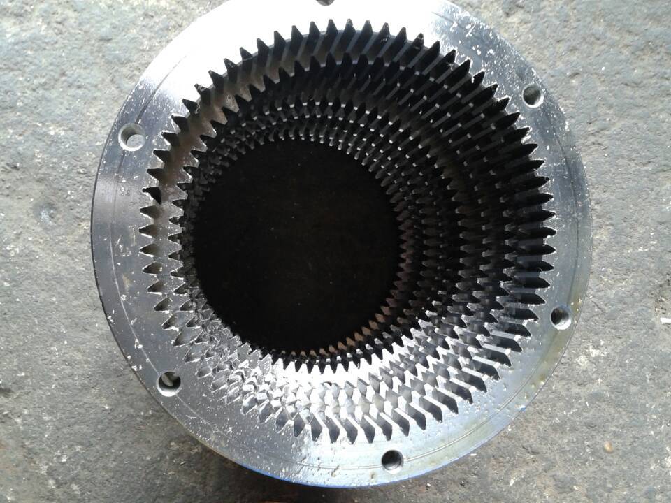 Factory customized non-standard cylindrical gear internal gear processing No. 45 steel cylindrical gear