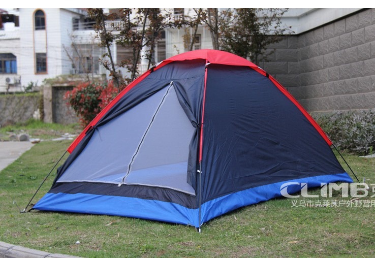 Kleiner outdoor camping tent couple leisure tent tourist tent double single-layer gift tent