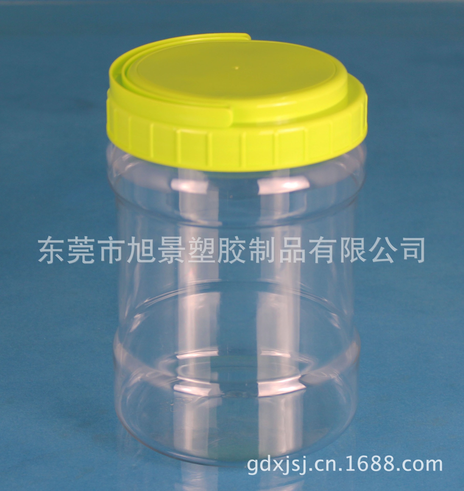 供应1800ml/1.8L 透明塑料罐 食品包装瓶 红枣罐（T053)