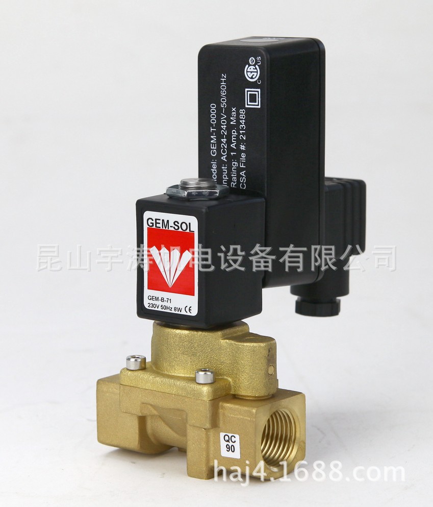 BACCARA 电磁阀：GEM-B-71  230v 50hz 8w+记时器