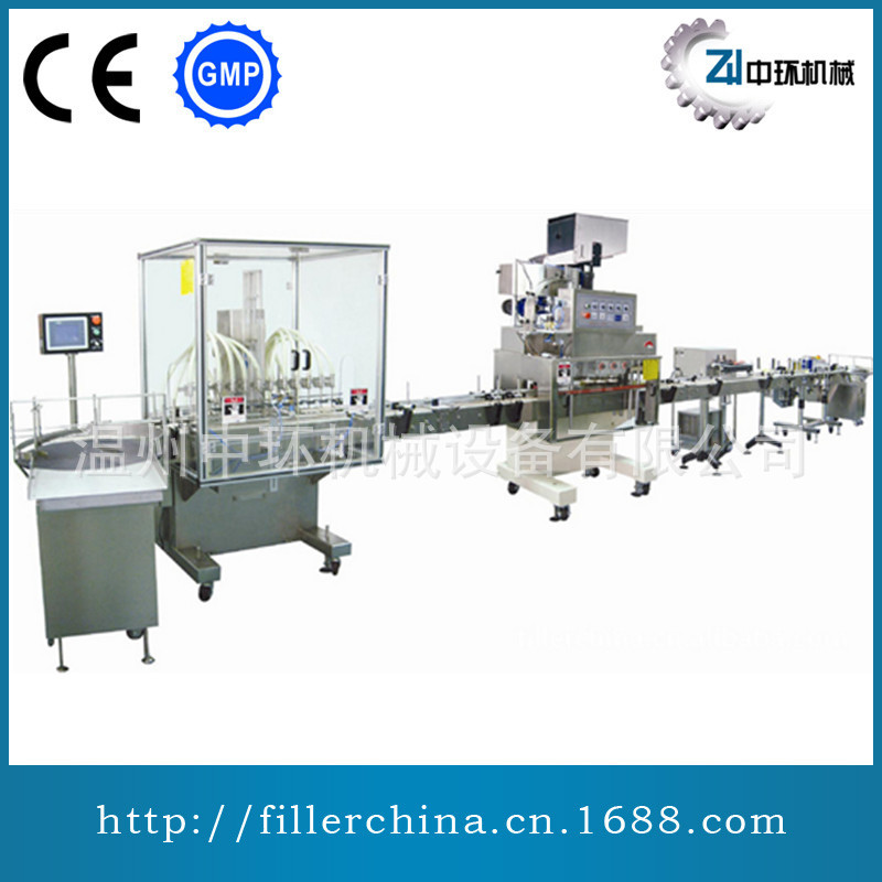热销全自动液体灌装生产线 洗发水灌装生产线 灌装机