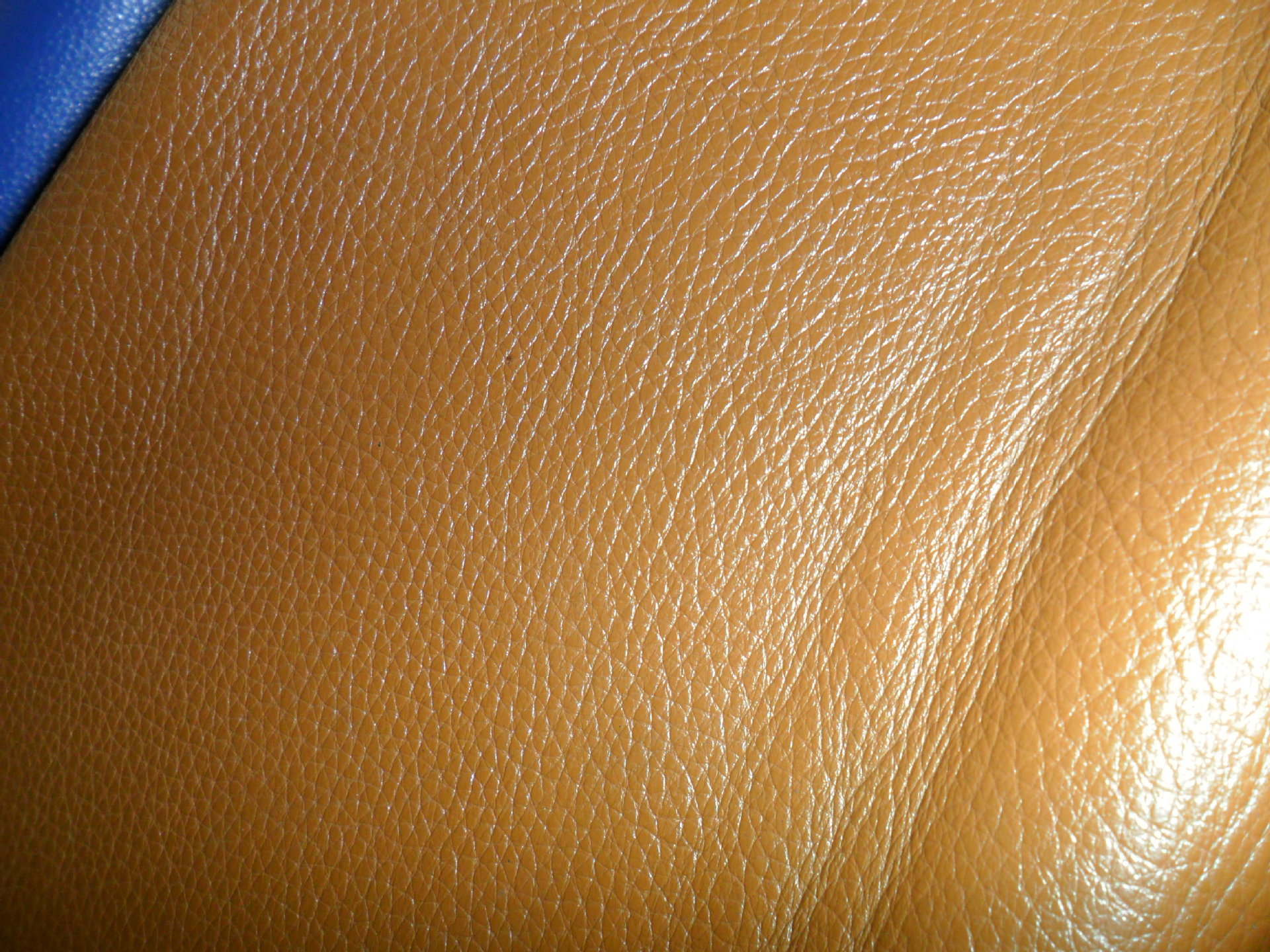 A级头层真皮 优质黄牛皮 浅棕色荔枝纹牛皮