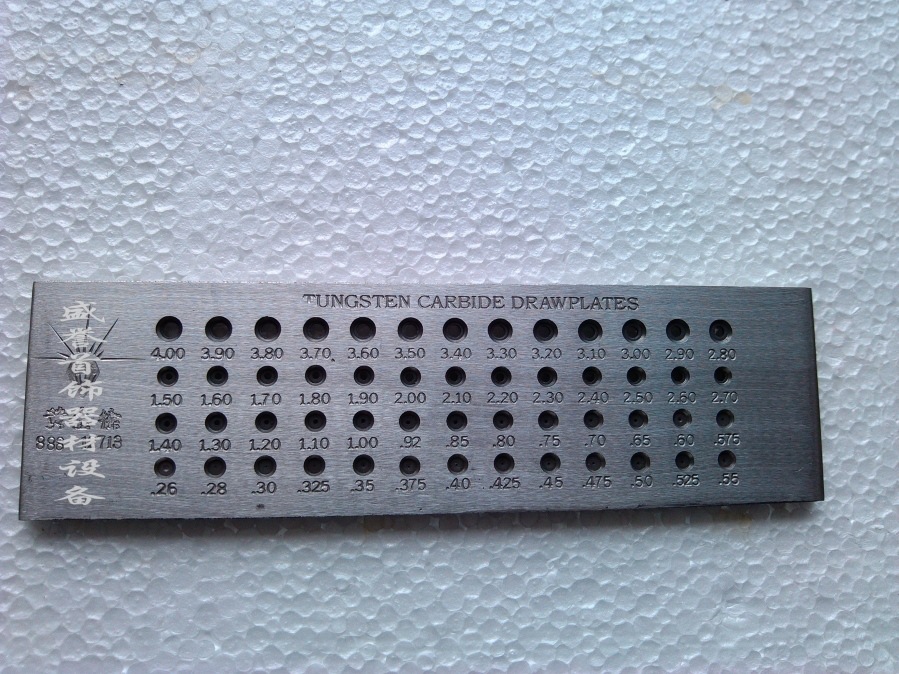 0.26-4.0金银拉线板 拉丝板 打金工具 首饰器材 首饰设备