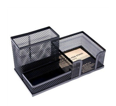 Pen holder 9058 multifunctional business office metal wire mesh combination pen holder creative fashion stationery wholesale