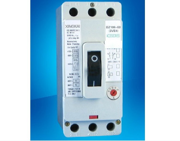 塑壳式断路器 电保护断路器 电动机马达保护开关3VE4 DZ108-63