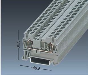 上海雷普 JST2.5 回拉式直通弹簧接线端子