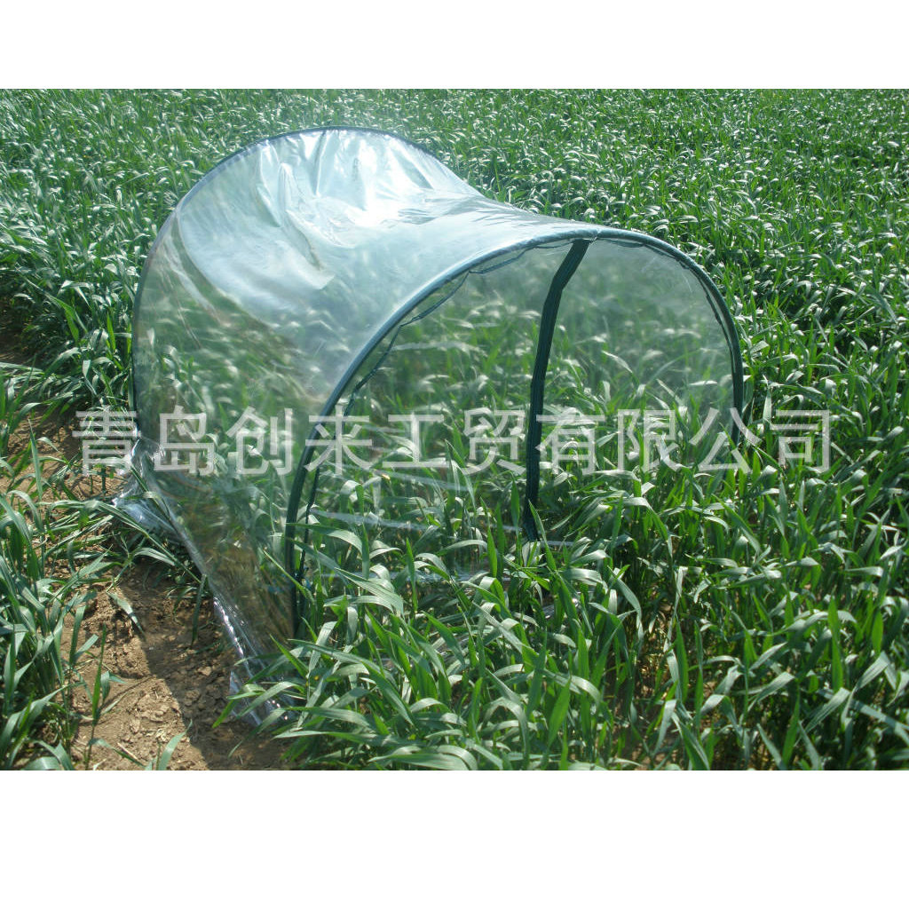 隧道花棚，花棚，铁线花棚，pvc铁线地拱蔬菜棚