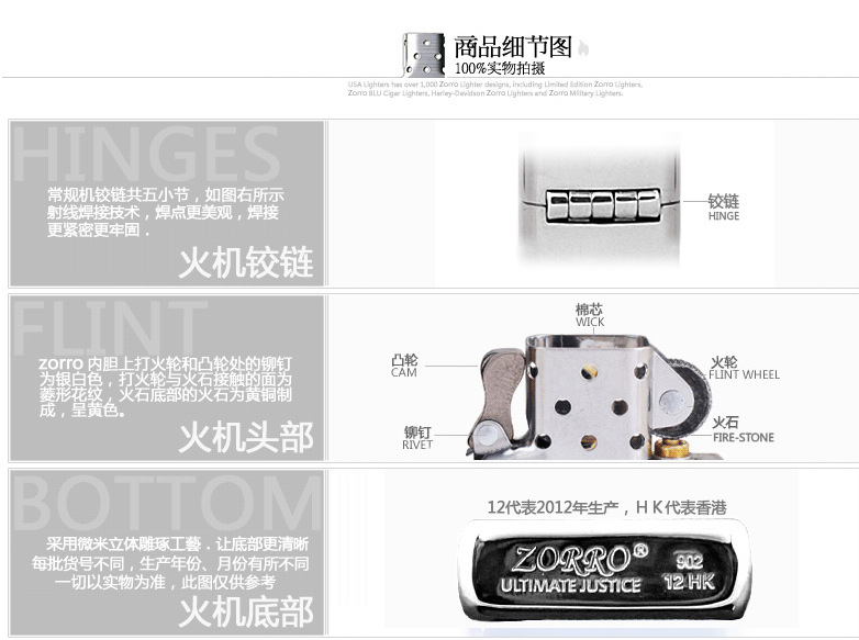 佐罗-3商品细节图