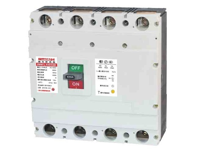 剩余电流断路器 RMM1L-630/4300，含银85%
