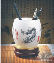 天然阿富汗玉笔筒摆件批发 玉石玉器笔筒玉器工艺品摆件厂家批发