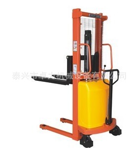 厂家半电动堆高车，电动装卸车，电动叉车，堆垛机