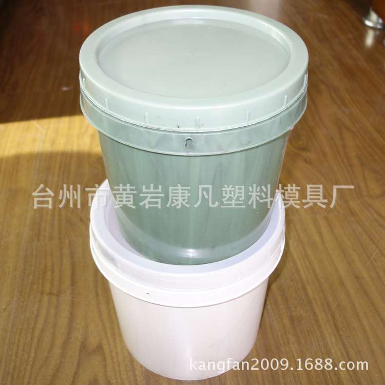 浙江台州黄岩5升 6、8公升塑胶食品桶模具 注塑豆瓣酱桶设计制造