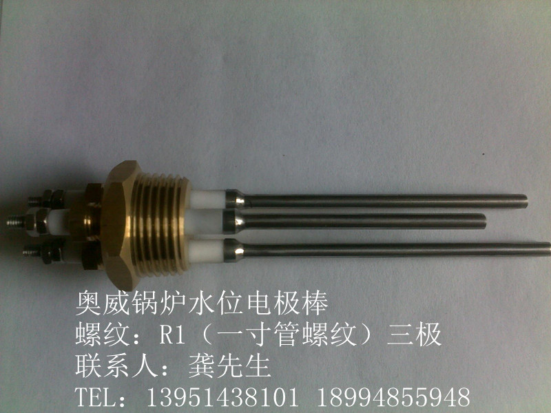 R1三根一体蒸汽（热水）锅炉水位电极棒开水器水位探针厂家现货