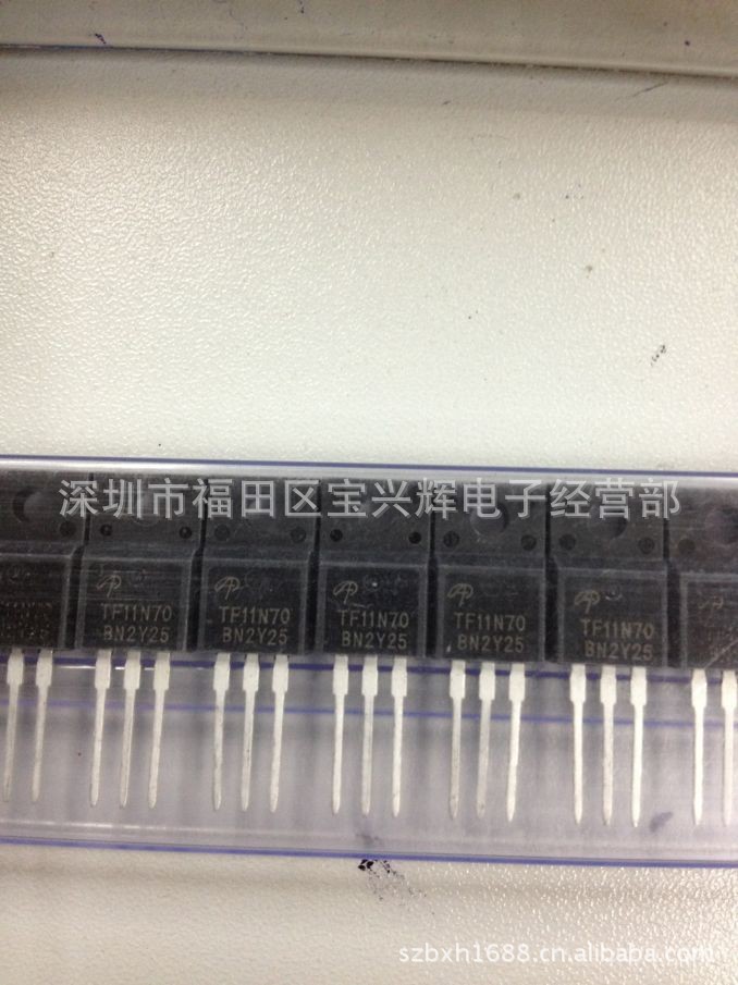供应场效应管AOTF11N70 AOS原装MOS管N沟道 TO-220F MOS管