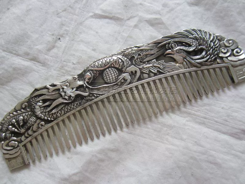 Retro copper anti-static brush