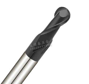 二刃鎢鋼球頭銑刀　合金塗層銑刀 K52鎢鋼塗層銑刀 普長鎢鋼鑼刀