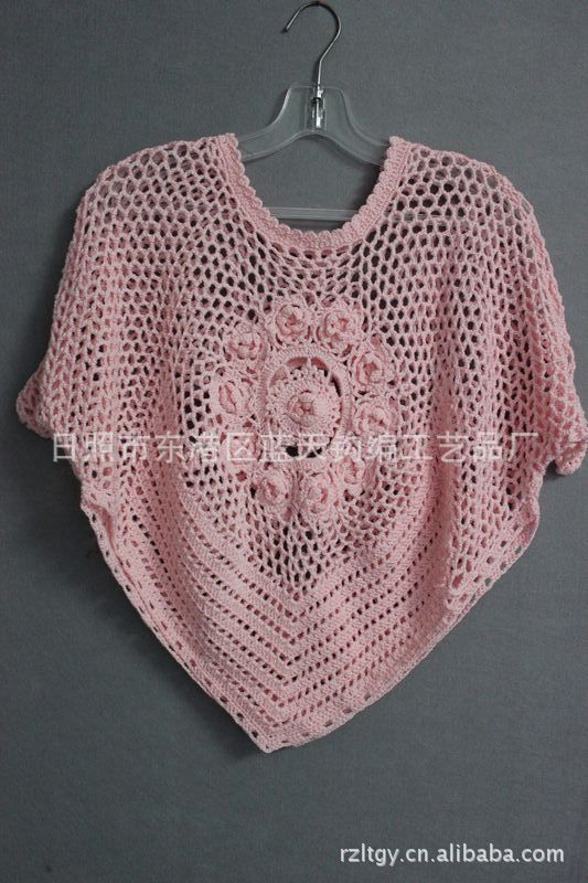 手钩花片、领花片、手勾花片、棉线领花点缀装饰