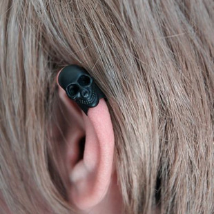 Halloween Festival Skull Pattern Unisex Gender Halloween Fashion Skull Stoving Varnish Alloy No Inlaid Earrings