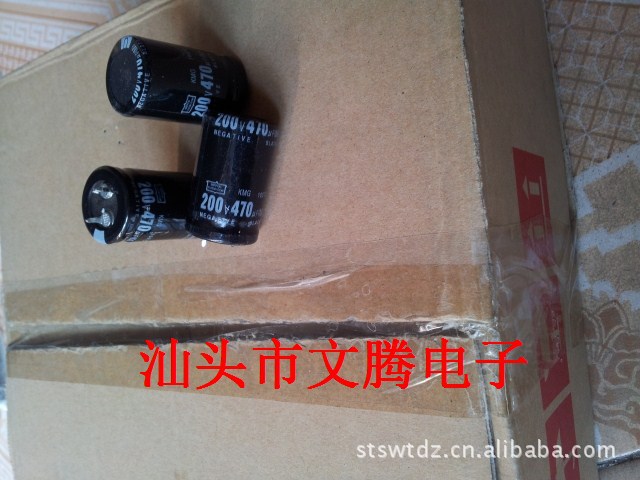 专业批发200V470UF 黑金刚电解电容 规格22X35 质量保证