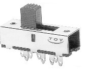 供应拨动开关SS-23F02金属外壳拨杆档位开关